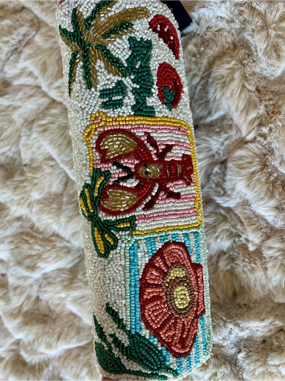 NWT New Release Viral Beaded Italia Shoulder Bag - Picture 5 of 14